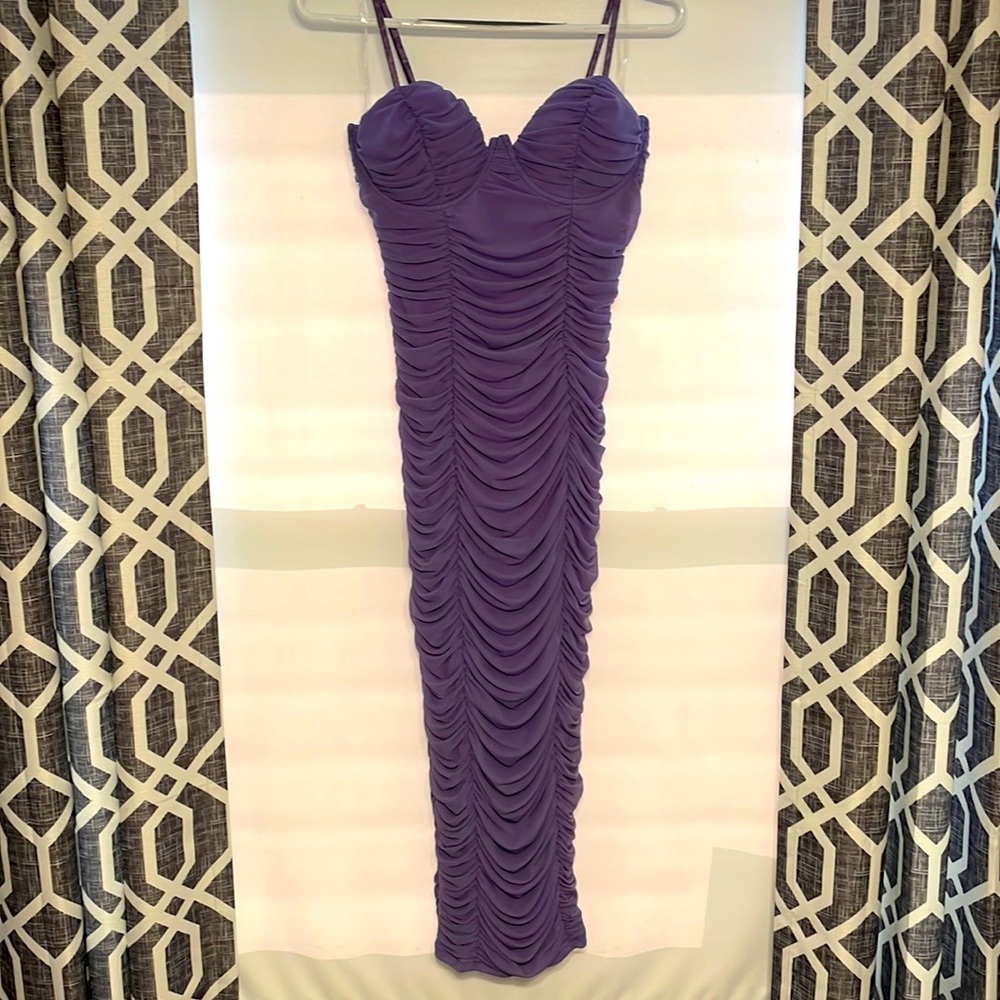 New Fashion Nova Ruched Dress